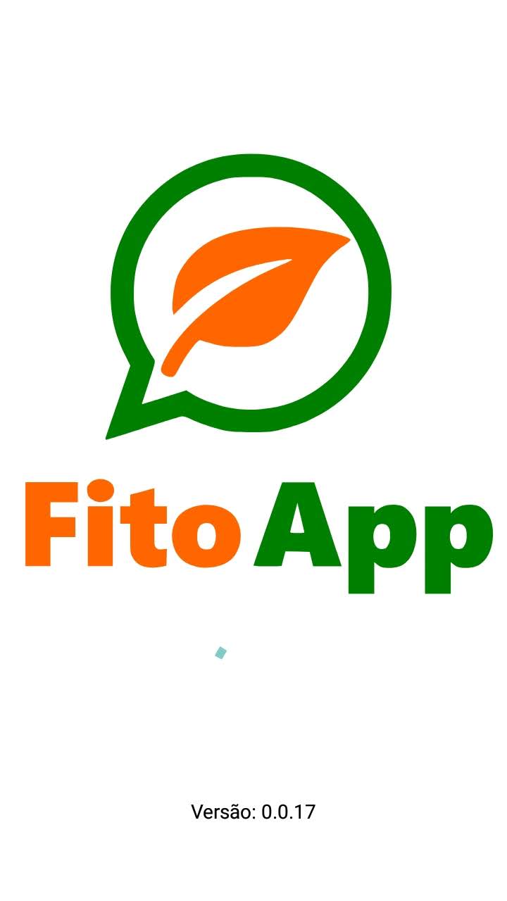 Tela Abertura do aplicativo FitoApp